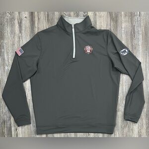 Peter Millar Perth FIFA FOX World Cup Quarter Zip Iron Sweater Men’s Size M